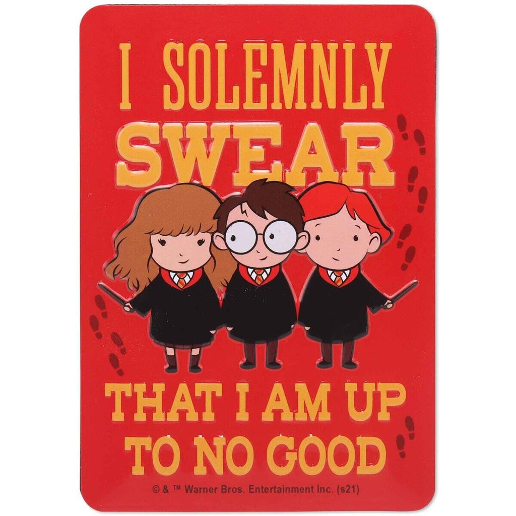 Harry Potter Magnet "I Solemnly Swear That I Am Up To No Good" Warner Brothers