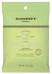 Hammond's Candy Drops Nat Sour Balls Assorted Grab-n-go