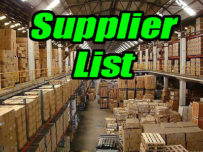 List of wholesalers and liquidators to buy from - PDF instantly emailed (includes current discount codes)