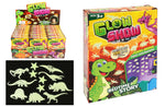 GLOW-IN-THE-DARK ADHESIVE DINOSAURS (24 PC)