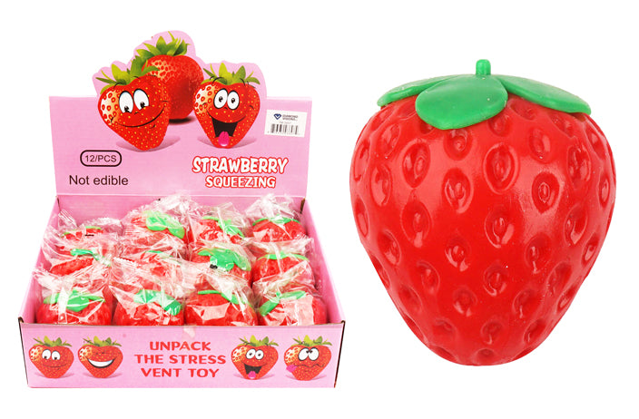 STRAWBERRY SQUISH BALL