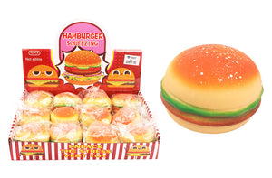 HAMBURGER SQUISH STRESS TOY