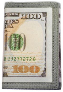 $100 BILL NYLON WALLET