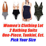 Women's 2 Piece Clothing Lot -2 Bathing Suit - Pick your size - All Brand New
